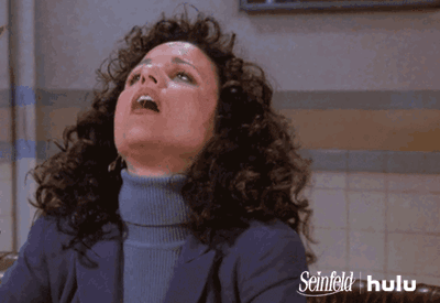 Dying Elaine Benes GIF by HULU - Find & Share on GIPHY