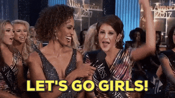 Girl Power Lets Go Girls GIF by Miss America