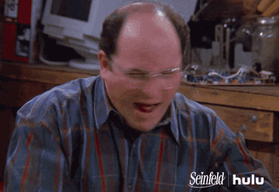 Stressed George Costanza GIF by HULU - Find & Share on GIPHY