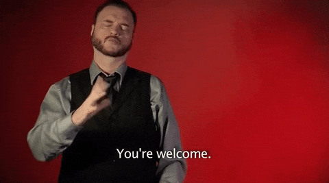 Sign Language Youre Welcome GIF by Sign with Robert - Find &amp; Share 