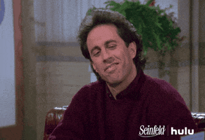 Conspiring Jerry Seinfeld GIF by HULU