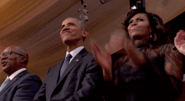 Barack Obama Happy Dance GIF by BET