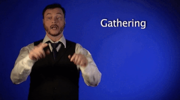 gathering sign language GIF by Sign with Robert