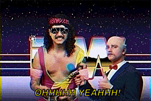 Oh Yeah Wrestling GIF by GIPHY Studios Originals