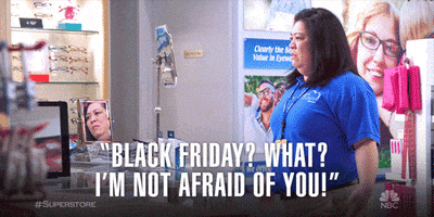Black Friday Yolo GIF by NBC