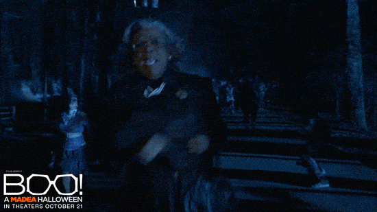 Jesus Running Gif By Boo A Madea Halloween Find Share On Giphy