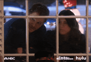 spying parks and recreation GIF by HULU