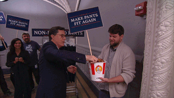 Hungry Stephen Colbert GIF by The Late Show With Stephen Colbert