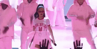 Rihanna Dance GIF by 2022 MTV Video Music Awards