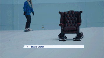 michael mcintyre brian's chair GIF by UKTV Australia