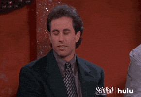 Jerry Seinfeld Eye Roll GIF by HULU