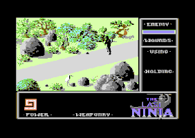 michlr retrogaming c64 commodore 64 last ninja GIF