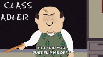 richard adler pointing GIF by South Park 