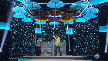 raining game of games GIF by NBC