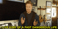 conan obrien i live a fast dangerous life GIF by Team Coco