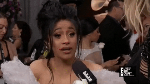 Cardi B Grammys GIF by E! - Find & Share on GIPHY