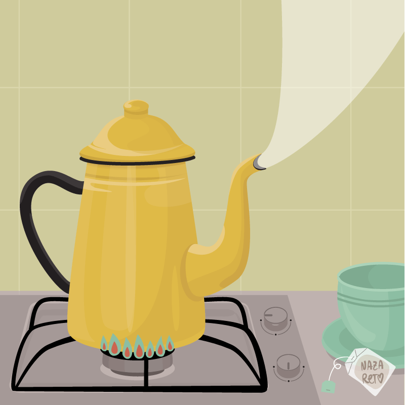 Tea Time Illustration GIF by Nazaret Escobedo Find & Share on GIPHY