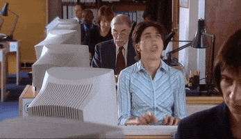csragsto crazy typing GIF