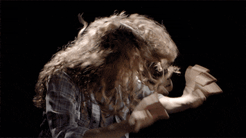 happy funny stupid rad long hair GIF