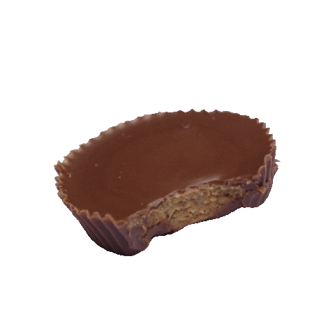 Peanut Butter Cup Chocolate Sticker By Shaking Food GIF