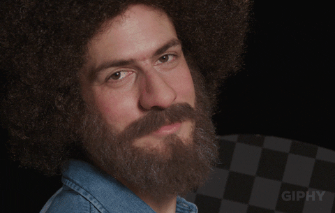 Stick Around Bob Ross GIF by Originals - Find & Share on GIPHY