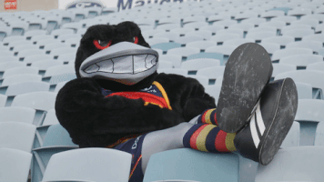 cheering mascot GIF by Adelaide Crows
