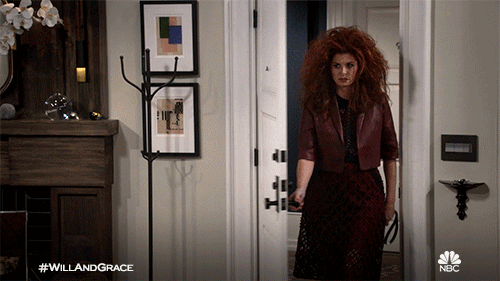 episode 5 bad haircut GIF by Will & Grace