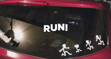 Friday The 13Th Running GIF by WiperTags Wiper Covers