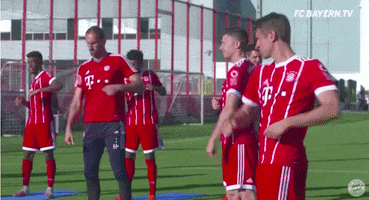 yoga stretching GIF by FC Bayern Munich