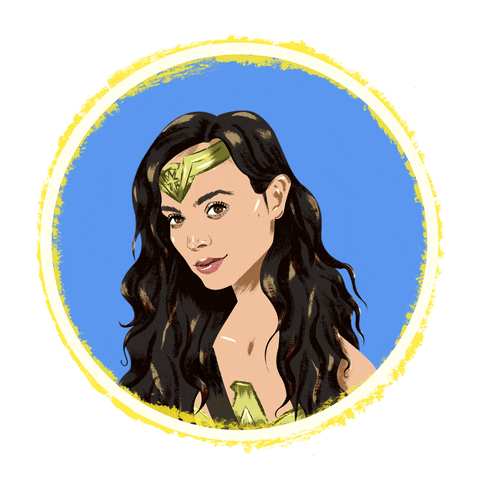 Wonder Woman Comics GIF by Jennifer Van Meter