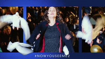 lizzy caplan birds GIF by Now You See Me 2 