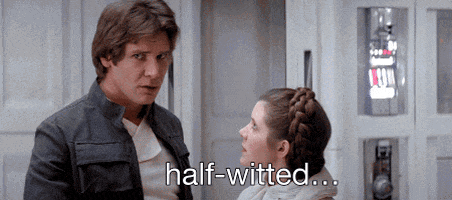 Harrison Ford Insult GIF by Star Wars