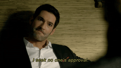 Image result for lucifer approval gif