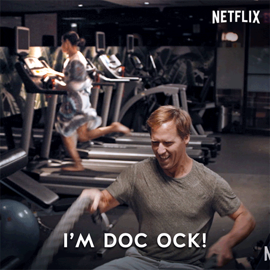 friends from college gym GIF by NETFLIX