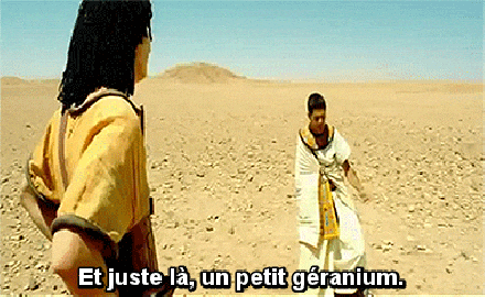gif pas content asterix mission cleopatre