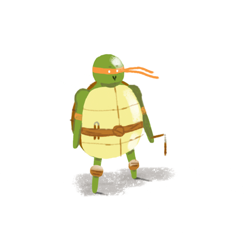 ninja turtle GIF by Kevin Carter