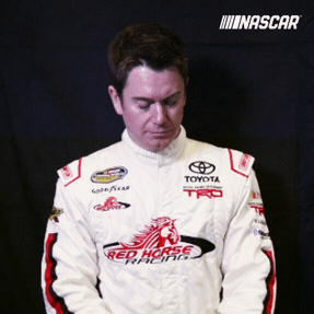 timothy peters nascar driver reactions GIF by NASCAR