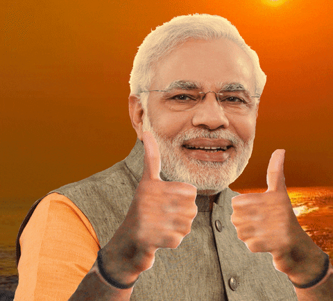 Narendra Modi India GIF by DAS NAIZ - Find & Share on GIPHY