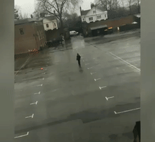 PandesiaWorld funny humor fails football.skills GIF