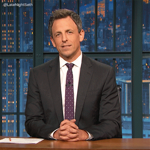 Seth Meyers Drinking GIF by Late Night with Seth Meyers