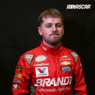 justin allgaier nascar driver reactions GIF by NASCAR