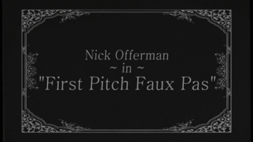 nick offerman first pitch GIF by Team Coco
