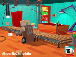 radbrothers run robots round heartboxmobile GIF