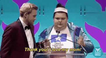 i love my mom thank you GIF by Shorty Awards