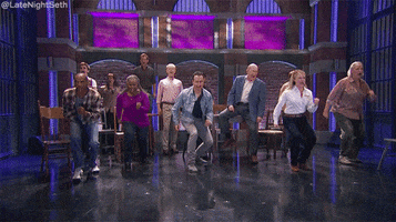 come from away dancing GIF by Late Night with Seth Meyers