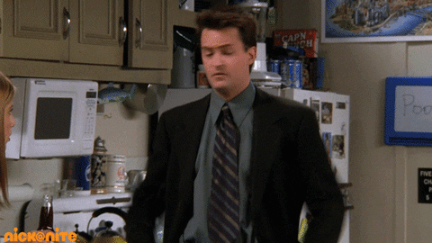 Chandler Bing Happy Dance GIF by Nick At Nite - Find & Share on GIPHY