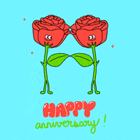 Happy Anniversary Couple GIF by GIPHY Studios Originals