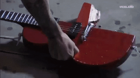 Fire Guitar GIF by KING OF THE ROAD - Find & Share on GIPHY