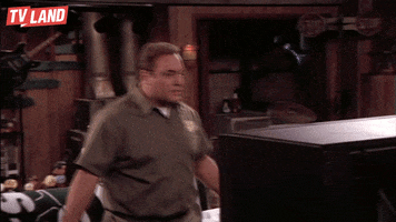 king of queens hug GIF by TV Land