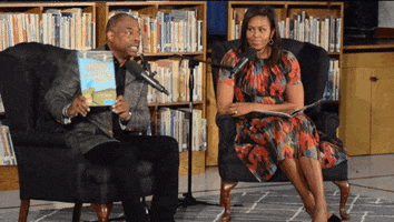 Michelle Obama Reaction GIF by LeVar Burton Kids